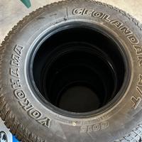 Gomme jeep wrangler yokohama geolandar 255/75/17