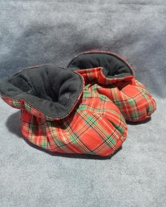 Scarpe neonato scalda piedi 