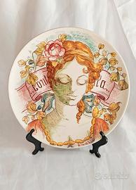 piatto decorativo Giovanni Girardi 28 cm anni 60