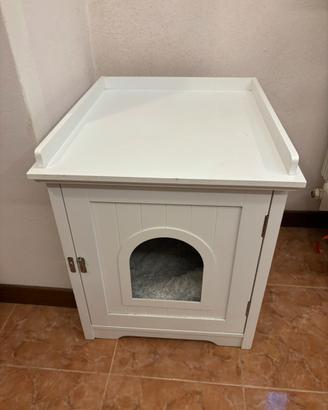 Mobile lettiera gatto + cuccia inclusa