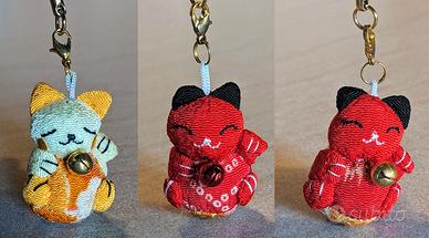 Portachiavi gatto phonecharm keychain maneki neko