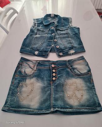 Completo in jeans 