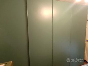 Armadio ante scorrevoli vintage 335x70x(h)260 cm