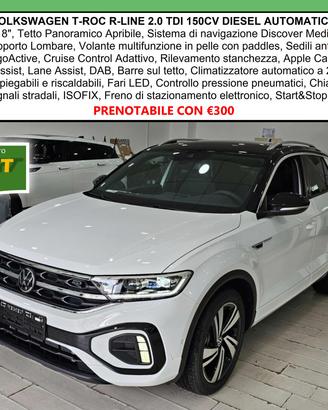 Volkswagen T-Roc 2.0 R-Line DSG Tetto R Line Cam F