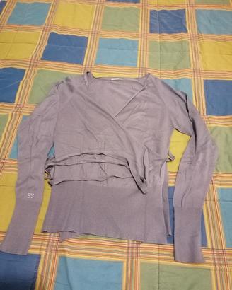 Scaldacuore con i lacci color azzurro 