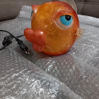 lampada artigianale a forma di pesciolino