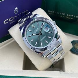 🟢ROLEX DATEJUST 41 MENTA NEW REF.126300 ( 2025 )