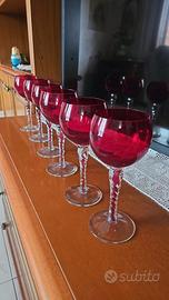 Set 6 bicchieri antichi di Murano - Anni 50