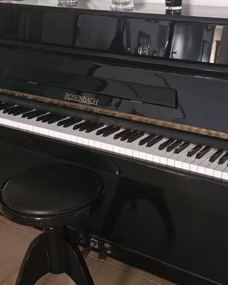 PIANOFORTE VERTICALE ROSENBACH CON SGABELLO