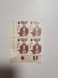 Francobolli Milan Campione d' Italia 1991/92