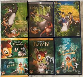 Dvd cofanetto Bambi e Il Libro della Giungla
