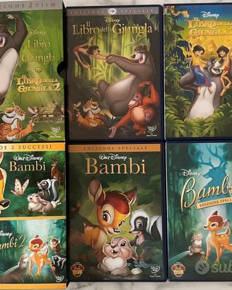 Dvd cofanetto Bambi e Il Libro della Giungla