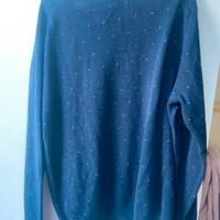 Maglione blu da uomo