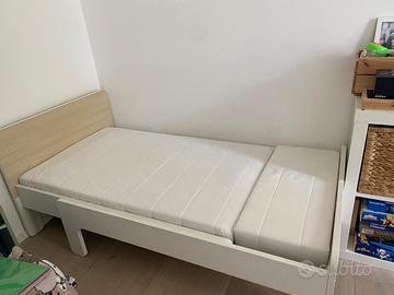 Letto allungabile con base a Doghe e testiera