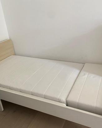 Letto allungabile con base a Doghe e testiera