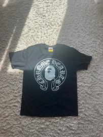 Chrome Hearts x BAPE black t-shirt