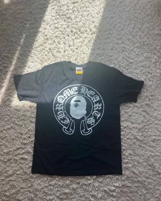 Chrome Hearts x BAPE black t-shirt