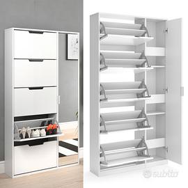 Scarpiera con Anta a Specchio