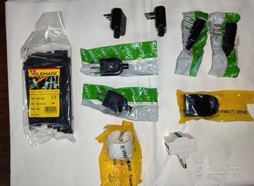 set di spine e materiale elettrico 