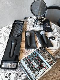 Microfoni e mixer
