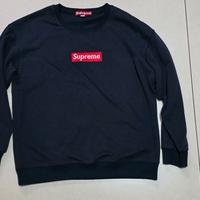 felpa supreme blu  taglia L/M