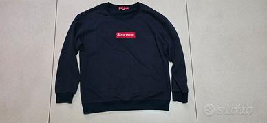 felpa supreme blu  taglia L/M