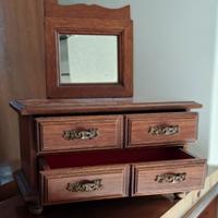 Portagioie in legno anni '50 con carillon