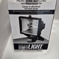 Proiettore Alogeno con Sensore di Movimento 