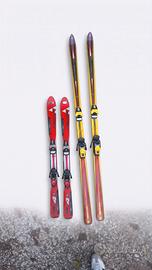 Coppia sci vintage Fischer RC4 Pro e Rossignol