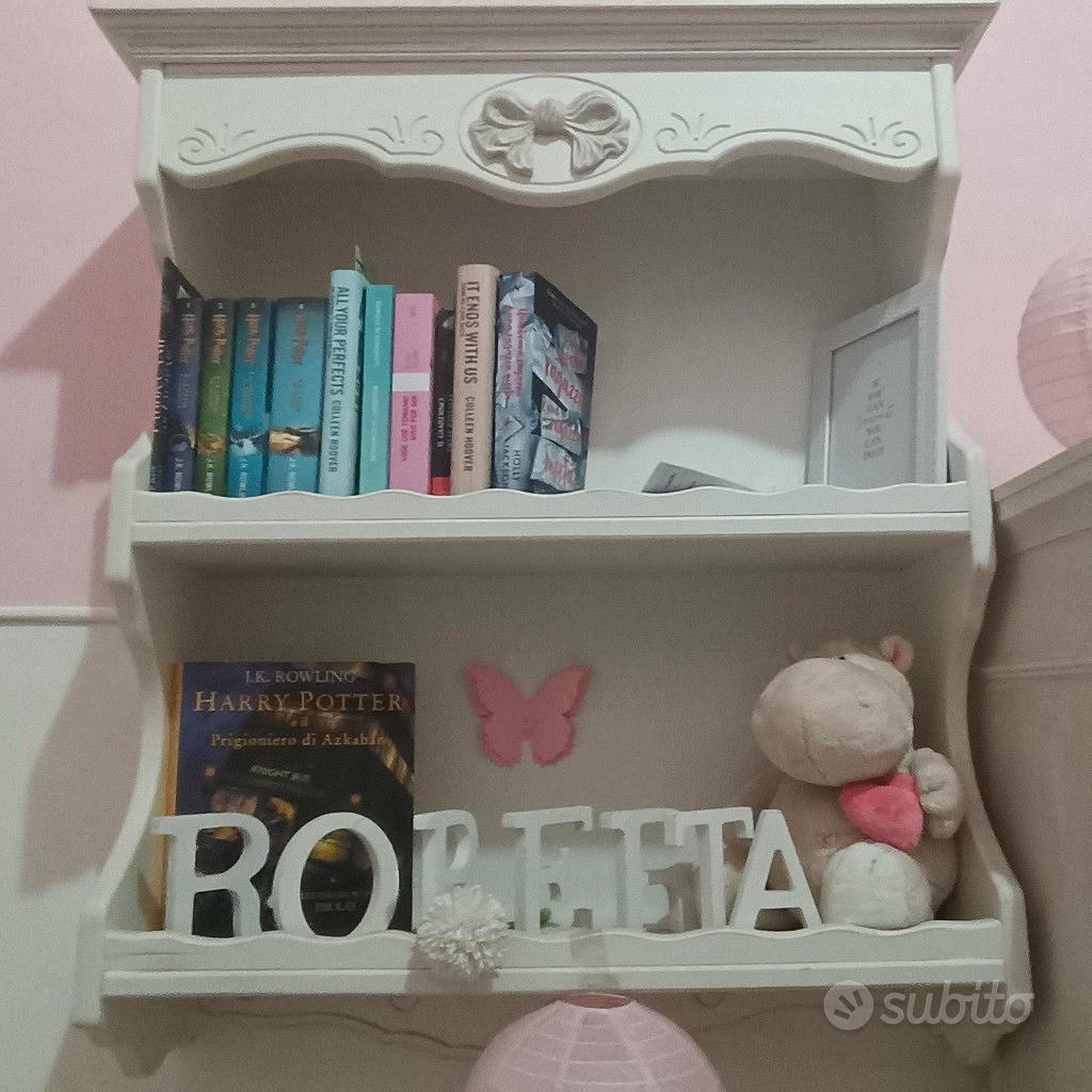 Piattaia libreria shabby chic