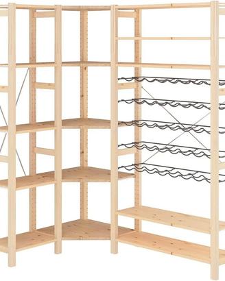 scaffale angolare legno Ikea 30 cm prof.