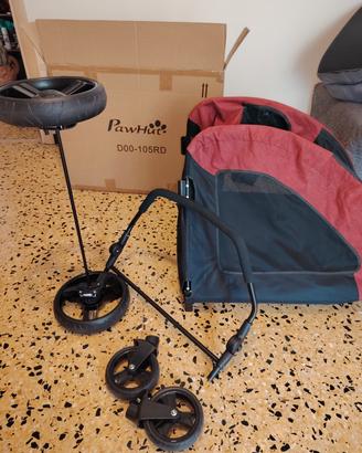 Passeggino trasporto cani medio grandi