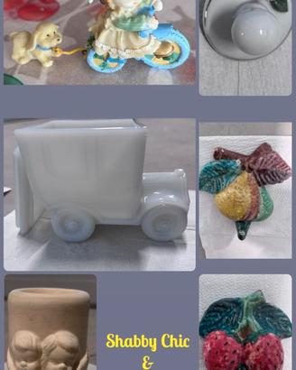Lotto 7pz - Oggettistica Casa Vintage/Shabby Chic