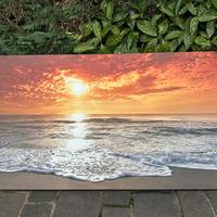 Quadro tramonto 1,80 m x 1 m