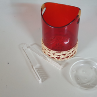 Portaghiaccio con pinza vintage