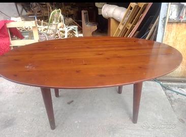 tavolo ovale legno massiccio 
