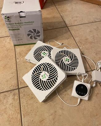 Ventilatore ecocalm radiatore in ghisa