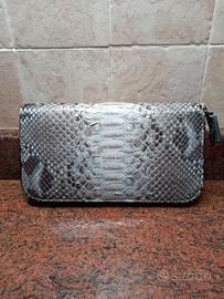 Portafoglio donna pitone 
