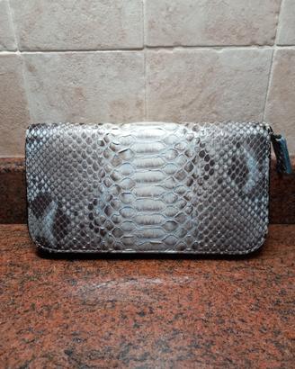 Portafoglio donna pitone 
