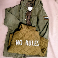 2in1. Parka bimba 9- 10 anni + interno piumino