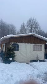 Roulotte stanziale camping Nevegal piazzola 455