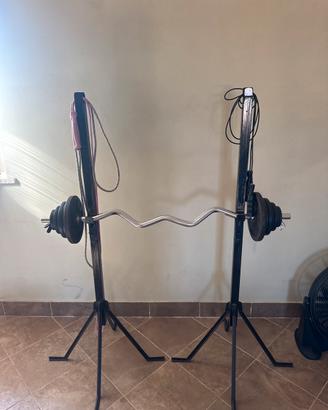 Rack bilanciere e pesi