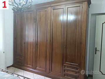 camera matrimoniale in legno massello