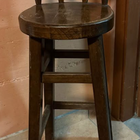 SGABELLO IN LEGNO MASSELLO