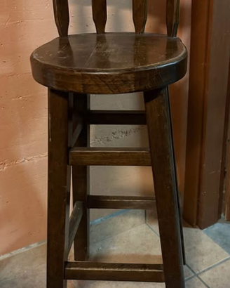 SGABELLO IN LEGNO MASSELLO
