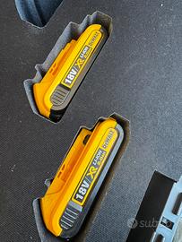 Pistola Silicone a Batteria + 2 Batterie