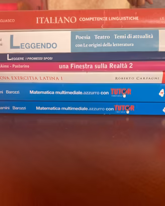Libri liceo di scienza umane del 1 e 2 anno