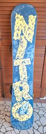tavola snowboard cm 151 + attacchi  