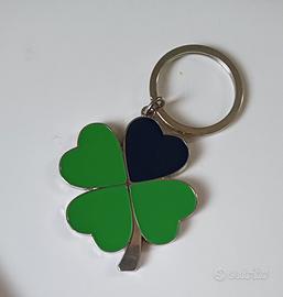 Portachiavi Baci© a forma di quadrifoglio