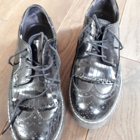 Scarpe nere donna in vernice, nr 36, marca Kammi